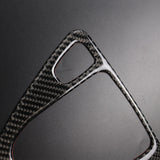 Maxbell 2xCarbon Fiber Gear Shift Panel Decorative Trim For  E90 E92 E93 05-12