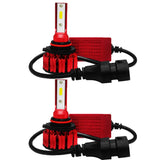 Maxbell Maxbell Q6-HB4/9006 LED Headlight Bulb 2PCS 25W 3000LM RED LED Car Fog Driving Light High Low Beam All-in- one LED Conversion Kit IP68 WATERPROOF