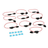 Maxbell 10PCS Car Add-a-circuit Fuse ATM APM Auto 15A Blade Fuse Holder TAP Adapter - Aladdin Shoppers