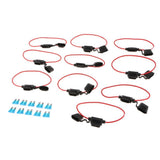 Maxbell 10PCS Car Add-a-circuit Fuse ATM APM Auto 15A Blade Fuse Holder TAP Adapter - Aladdin Shoppers