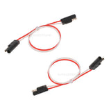 Maxbell 20 Pieces Quick Disconnect 2-Pin SAE Waterproof Wire Harness