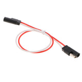 Maxbell 20 Pieces Quick Disconnect 2-Pin SAE Waterproof Wire Harness