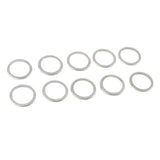 Maxbell 10Pcs Metal Oil Drain Plug Crush Washers Gaskets For Subaru Silver - Aladdin Shoppers