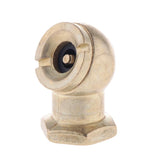 Maxbell 2x1/4" Female NPT Direct Air Line Chuck With Shut-off for Tire Valves Gold