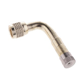 Angled Wheel Tire Tyre Valve Adapter for Motorcycle Car 90 Degree