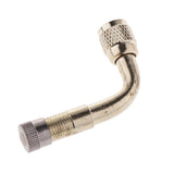 Angled Wheel Tire Tyre Valve Adapter for Motorcycle Car 90 Degree