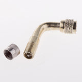 Angled Wheel Tire Tyre Valve Adapter for Motorcycle Car 90 Degree