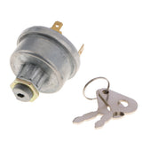 Maxbell 1 Piece Universal Ignition Switch With 2 Keys For Car Tractor 52026659 - Aladdin Shoppers