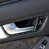 Maxbell Car Interior Door Handle Frame Decor Trim Fit For Audi A4 A5 B8 2009-2016 - Aladdin Shoppers
