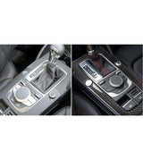 Maxbell 1 Piece Carbon Fiber Interior Car Gear Box Panel Cover Trim For Audi A3 2014-2017 - Aladdin Shoppers