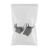 Maxbell Car Wheel Chocks Rubber Anti Slip Pads Stoppers - Black (2 pcs) - Aladdin Shoppers