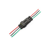 Maxbell Maxbell 3 Pin Way Car Waterproof Electrical Connector Plug with Wire AWG Marine Pack of 5