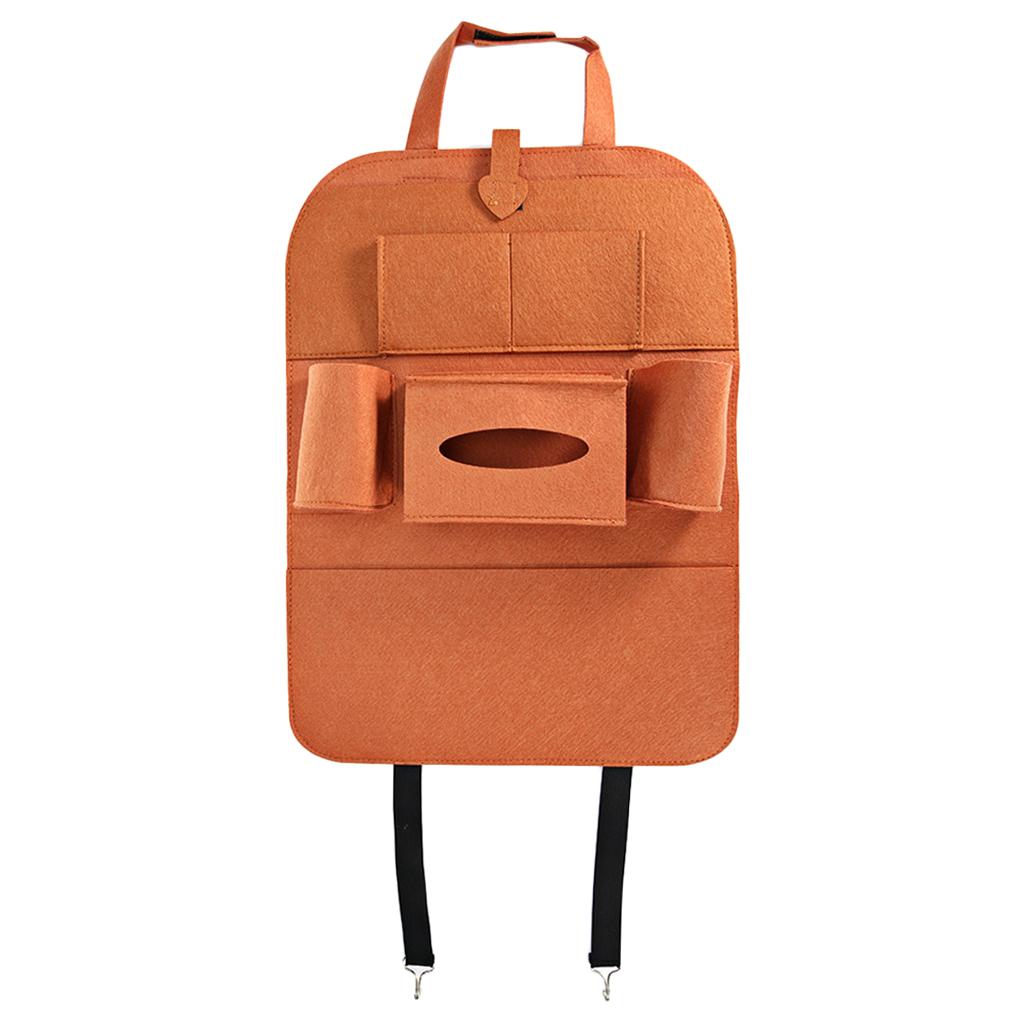 Maxbell Maxbell Car Seat Back Organizer Universal Car Backseat Organizer  Brown