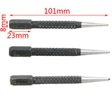 Center Punch, 3Pcs/Set Heavy Duty Centre Punch Steel Metal Spring Loaded Marking Hole Tool - Aladdin Shoppers