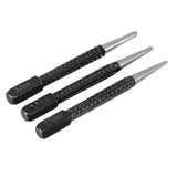 Center Punch, 3Pcs/Set Heavy Duty Centre Punch Steel Metal Spring Loaded Marking Hole Tool - Aladdin Shoppers