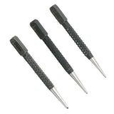 Center Punch, 3Pcs/Set Heavy Duty Centre Punch Steel Metal Spring Loaded Marking Hole Tool - Aladdin Shoppers