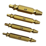 HSS High Speed Steel Screw Extractor Damaged Screw Remover Kit for Rusted, Broken or Stripped Screws and Bolts - Aladdin Shoppers