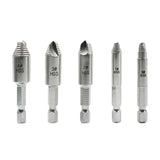 5pcs 1/4 Inch HSS Stripped Screw Extractor Set Easy Out Extractor Set Metric Power Tools Accessories - Aladdin Shoppers