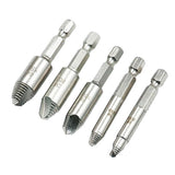 5pcs 1/4 Inch HSS Stripped Screw Extractor Set Easy Out Extractor Set Metric Power Tools Accessories - Aladdin Shoppers