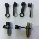 40x M8*1.25 31mm Brake Bleeder Screw+Grease Zerk Fitting Rubber Dust Cover