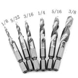 M3 M4 M5 M6 M8 M10 Thread Metric Plug Taps Hand Tap Cutter Repair Tool 1/4-inch - Aladdin Shoppers