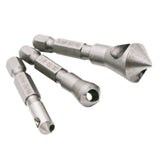 Set 3Pc Hex Countersink Deburring Bits Chamfering Drill Oblique Hole Chamfer - Aladdin Shoppers