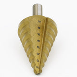 Power Tools Accessories, HSS Cone Drill Bit, 1/4 Inch Shank, 8 Steps, 10, 15, 20, 25, 30, 35, 40, 45mm - Aladdin Shoppers