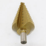 Power Tools Accessories, HSS Cone Drill Bit, 1/4 Inch Shank, 8 Steps, 10, 15, 20, 25, 30, 35, 40, 45mm - Aladdin Shoppers