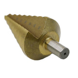 Power Tools Accessories, HSS Cone Drill Bit, 1/4 Inch Shank, 8 Steps, 10, 15, 20, 25, 30, 35, 40, 45mm - Aladdin Shoppers