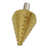 Power Tools Accessories, HSS Cone Drill Bit, 1/4 Inch Shank, 8 Steps, 10, 15, 20, 25, 30, 35, 40, 45mm - Aladdin Shoppers