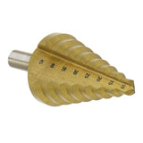 Power Tools Accessories, HSS Cone Drill Bit, 1/4 Inch Shank, 8 Steps, 10, 15, 20, 25, 30, 35, 40, 45mm - Aladdin Shoppers