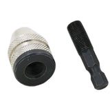 Keyless 3 Jaw Drill Chuck Converter Screwdriver Chuck Adapter, 1/4 Inch Hex Shank, 0.3-3.0mm Drill Bits - Aladdin Shoppers