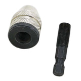 Keyless 3 Jaw Drill Chuck Converter Screwdriver Chuck Adapter, 1/4 Inch Hex Shank, 0.3-3.0mm Drill Bits - Aladdin Shoppers
