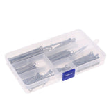 90Pcs Stainless Steel Cotter U Pin Clip Key Fastner Fitting Assortment Kit - Aladdin Shoppers