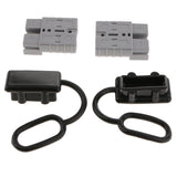 Battery Quick Connect Wire Harness Plug Kit 50A 6-10 AWG Battery Cable Quick Connect Disconnect Plug for Winch Trailer Auto Car,2 Pcs,Grey - Aladdin Shoppers