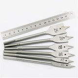 Flat wood drill bit set 6PC woodworking / DIY hole cutting woodwork - Aladdin Shoppers
