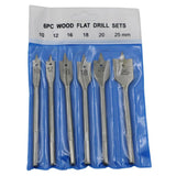 Flat wood drill bit set 6PC woodworking / DIY hole cutting woodwork - Aladdin Shoppers