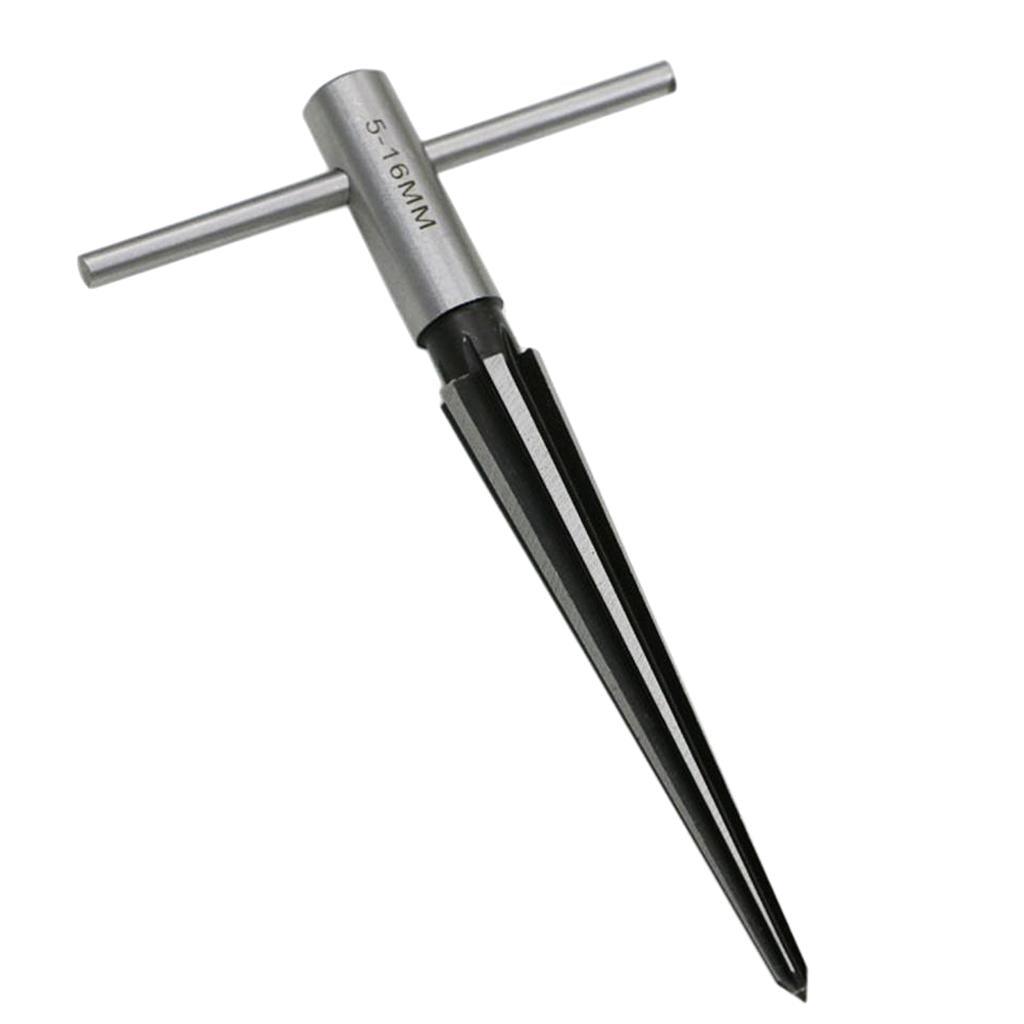 Maxbell Maxbell T Handle Taper Reamer Hand Held Tapered Hole Reaming Tool Hardened And Ground Steel Cutting Edge