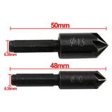 2Pcs Seven-edged Chamfering Counter Sinking End Milling Cutter Bit - Aladdin Shoppers