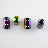 Maxbell Car Hexagonal Valve Cap Tire Valve Caps Automobile Wheel Tire Caps for Bicycles ATV Car Van - Aladdin Shoppers