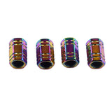 Maxbell Car Hexagonal Valve Cap Tire Valve Caps Automobile Wheel Tire Caps for Bicycles ATV Car Van - Aladdin Shoppers