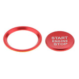 2 Pack Aluminium Steering Wheel Sticker Badge Trim Trapezoid For Audi Red