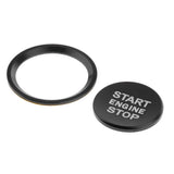 3 Pieces Engine Start Ignition Button Sticker+ Wheel Sticker Badge Trim