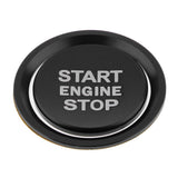 3 Pieces Engine Start Ignition Button Sticker+ Wheel Sticker Badge Trim