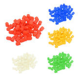 Maxbell 2x100x Plastic Car Bike Motorcycle Truck wheel Tire Valve Stem Caps HOT Red