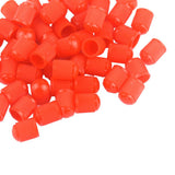 Maxbell 2x100x Plastic Car Bike Motorcycle Truck wheel Tire Valve Stem Caps HOT Red