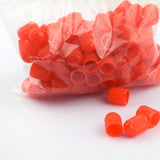 Maxbell 2x100x Plastic Car Bike Motorcycle Truck wheel Tire Valve Stem Caps HOT Red