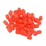 Maxbell 2x100x Plastic Car Bike Motorcycle Truck wheel Tire Valve Stem Caps HOT Red