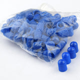 Maxbell 2x100x Plastic Car Bike Motorcycle Truck wheel Tire Valve Stem Caps HOT Blue