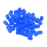 Maxbell 2x100x Plastic Car Bike Motorcycle Truck wheel Tire Valve Stem Caps HOT Blue
